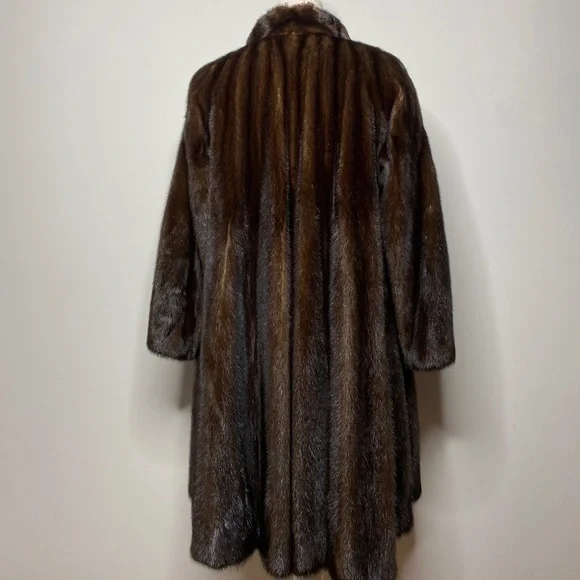 GENUINE MINK Coat Swing Coat Driving Coat - Picture 6 of 12